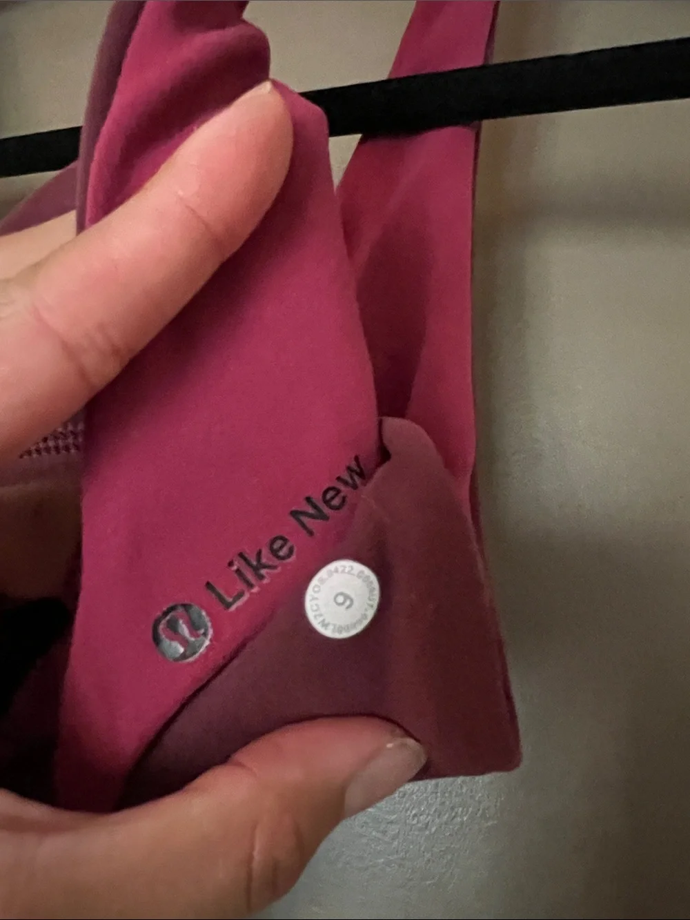 lululemon Align Bra A/B in Pomegranate/Red Merlot - Size 6 - Picture 6 of 7